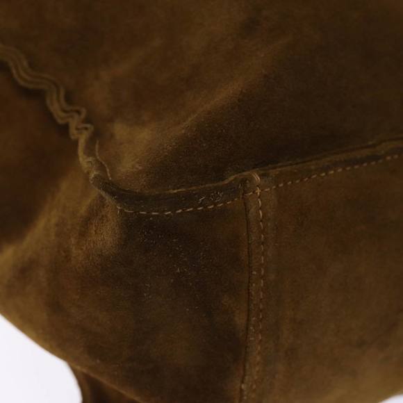 CHANEL Tote Bag Suede Brown CC Auth bs14773 - Picture 8 of 16